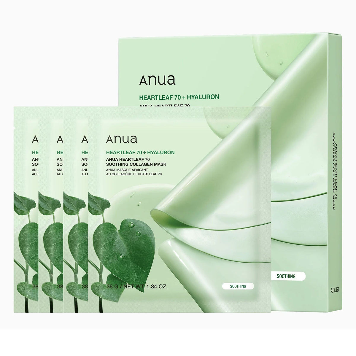 Anua Heartleaf 70 Soothing Collagen Mask 38g
