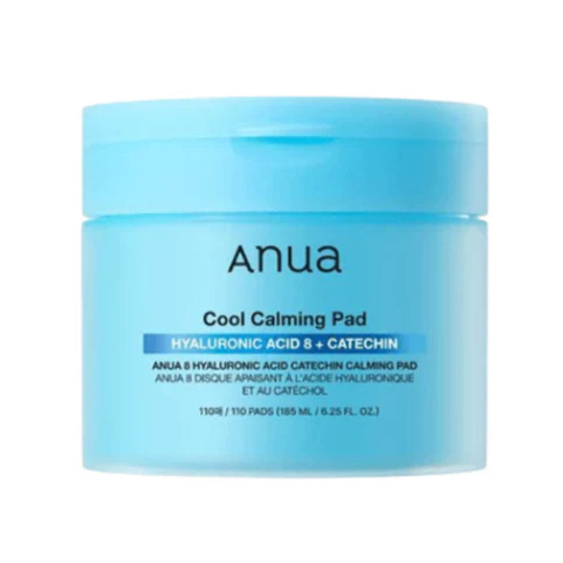 Anua 8 Hyaluronic Acid Catechin Cool Calming Pad (110 Pads)