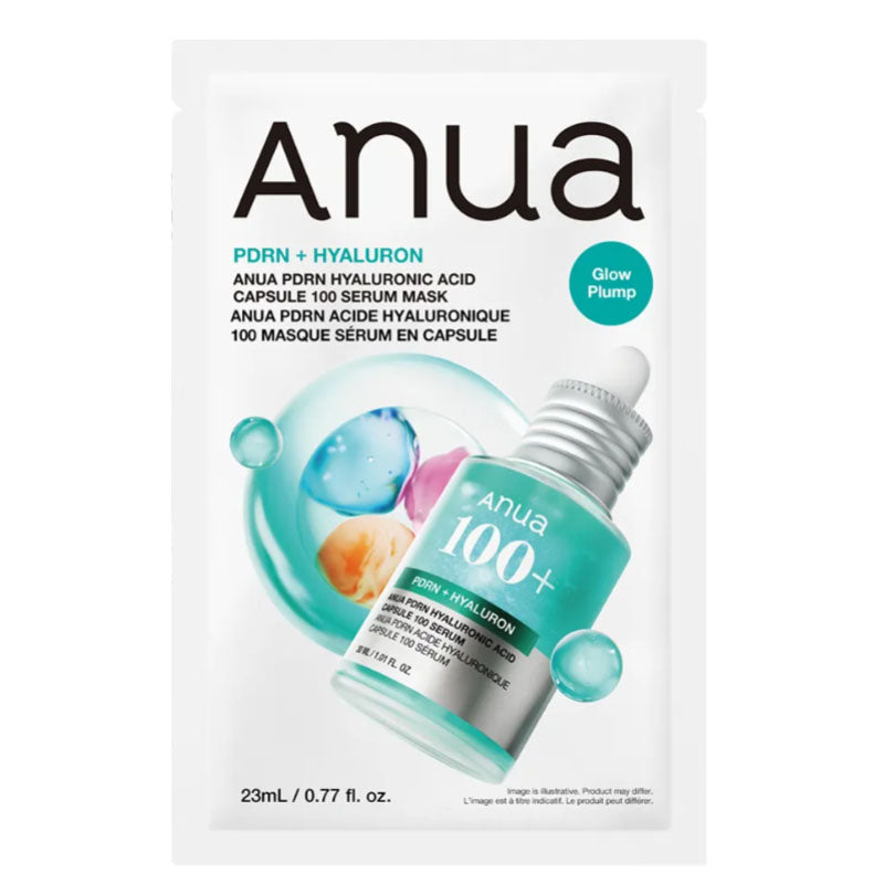 Anua PDRN Hyaluronic Acid Capsule 100 Serum Mask 23ml (1 Sheet)