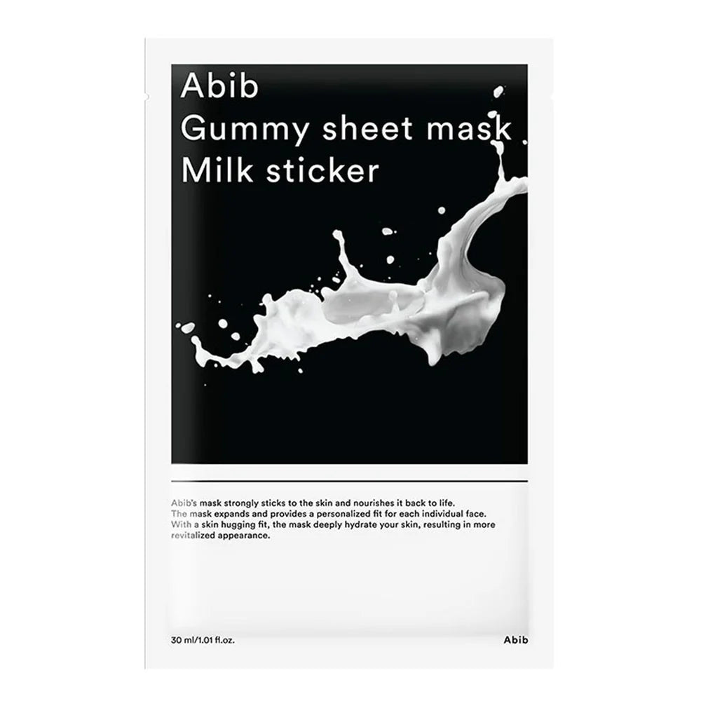 Abib Gummy Sheet Mask - 5 Types - Collagen Milk Sticker