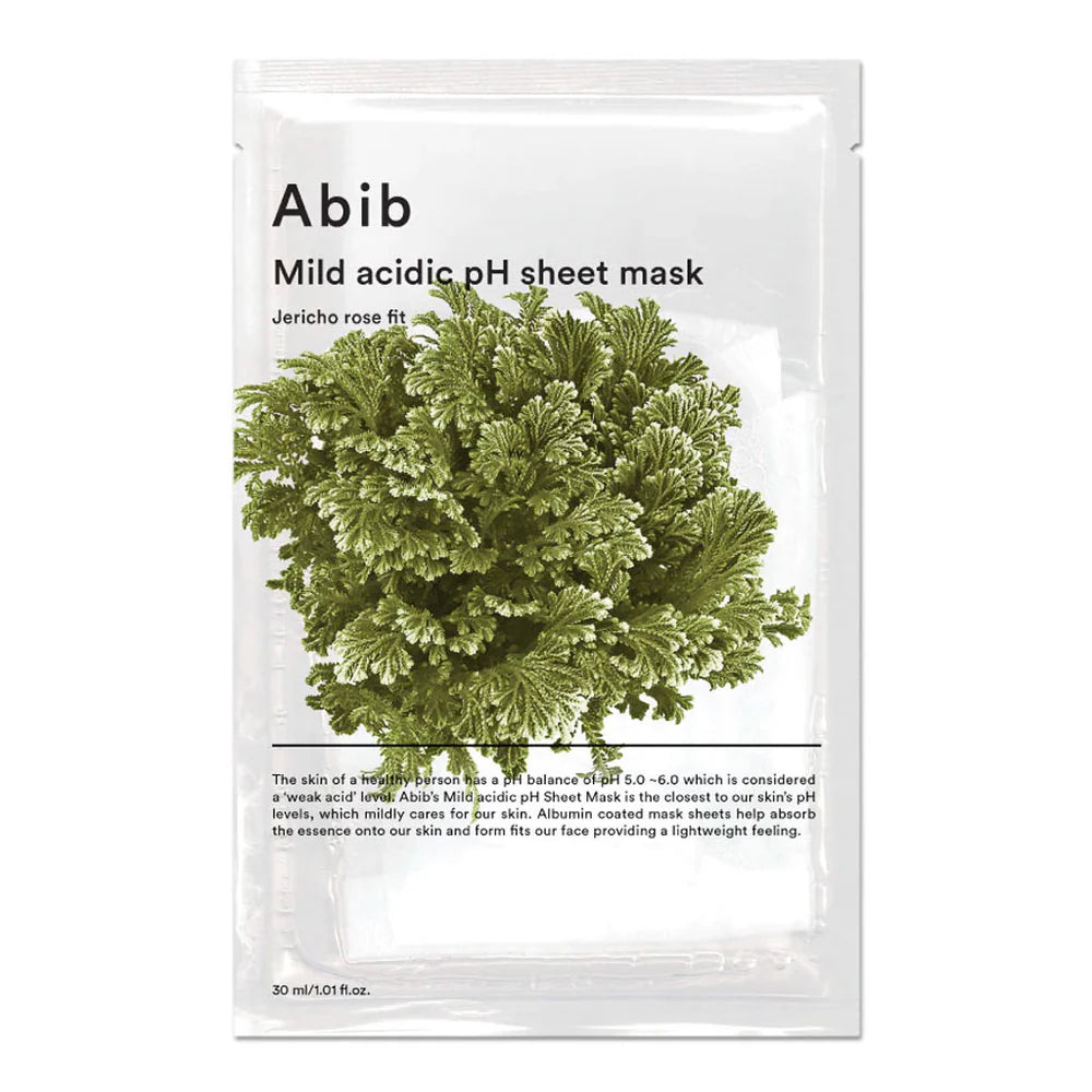 Abib Mild Acidic pH Sheet Mask - 6 Types Jericho Rose Fit