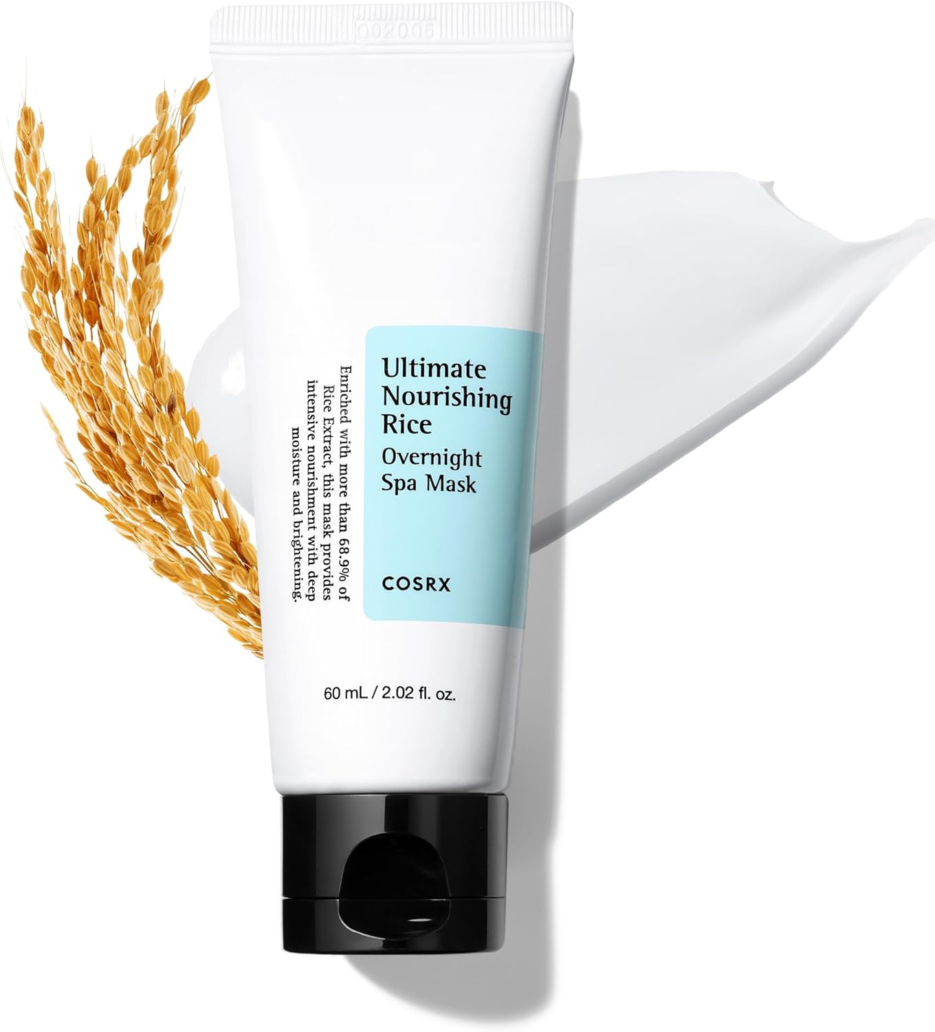 Cosrx Ultimate Nourishing Rice Overnight Spa Mask Tube 60ml
