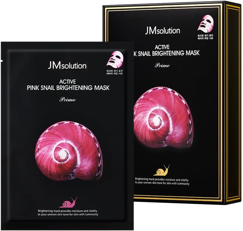 JMsolution active pink snail brightening mask 1pc