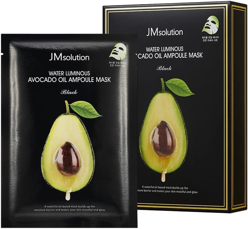 JMsolution water luminous avocado oil ampoule mask 1pc