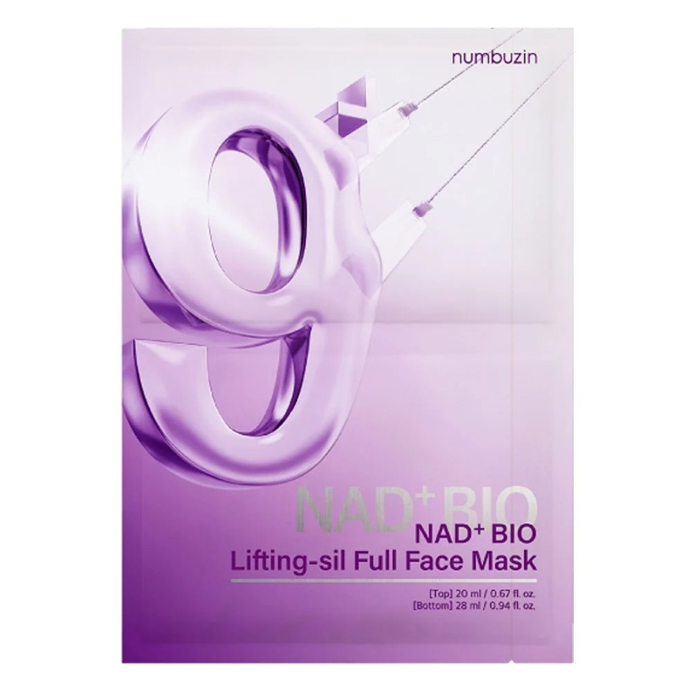 Numbuzin No.9 NAD+ Bio Lifting-sil Full Face Mask 1pc