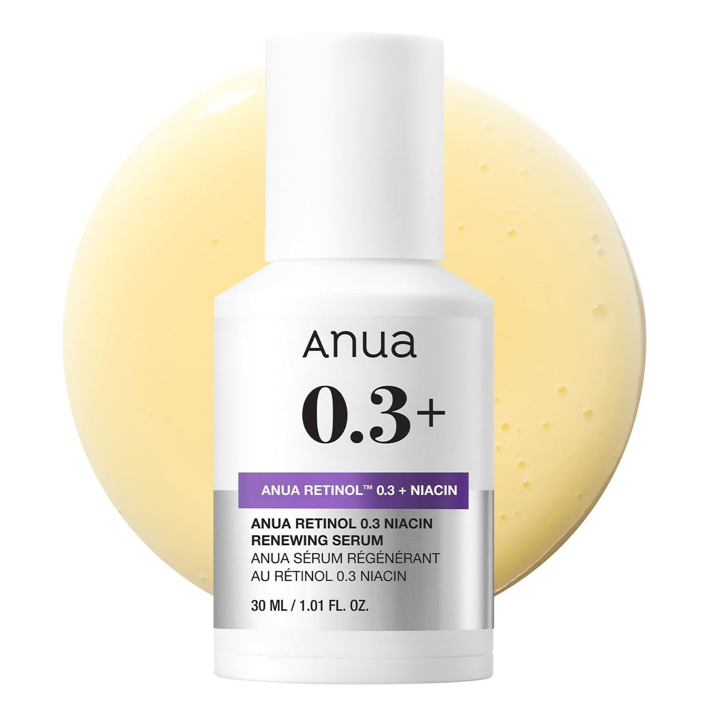 Anua Retinol 0.3% + Niacin Renewing Serum 30ml - Image 1