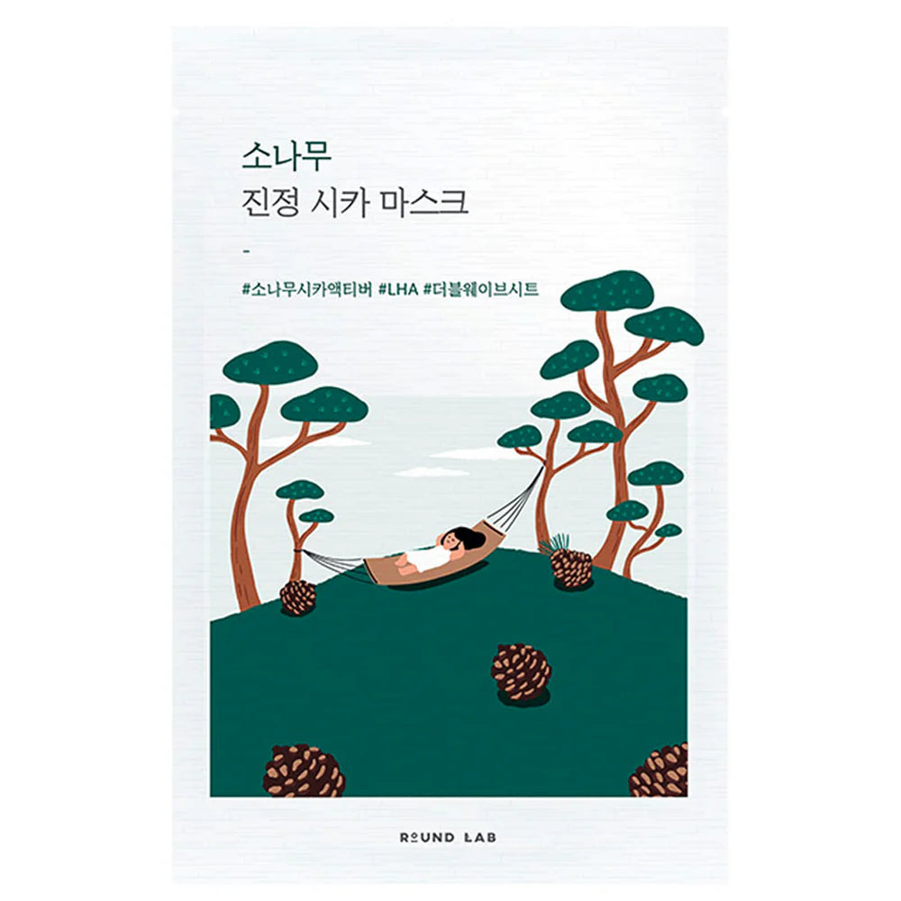 Round lab Pine Calming Cica Mask Sheet 27ml 1 Sheet