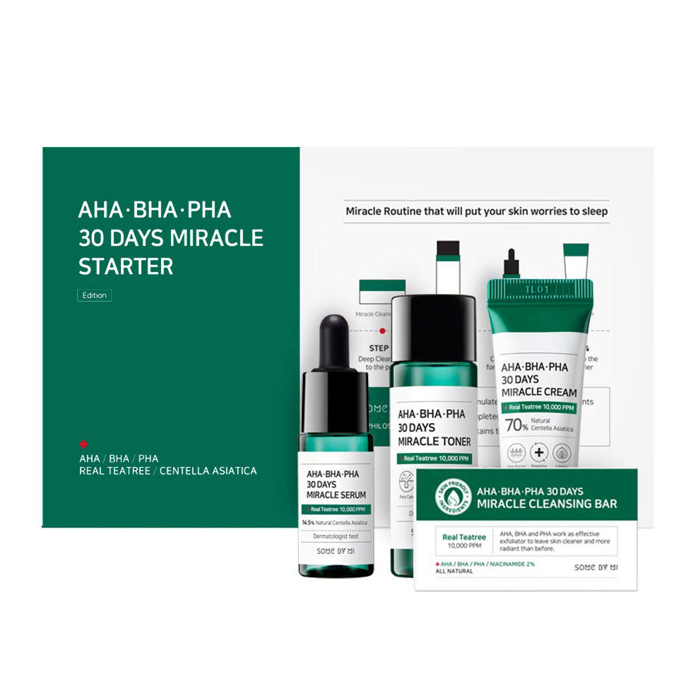 Some By Mi AHA BHA PHA 30 Days Miracle Starter Limited Set 4 Pc