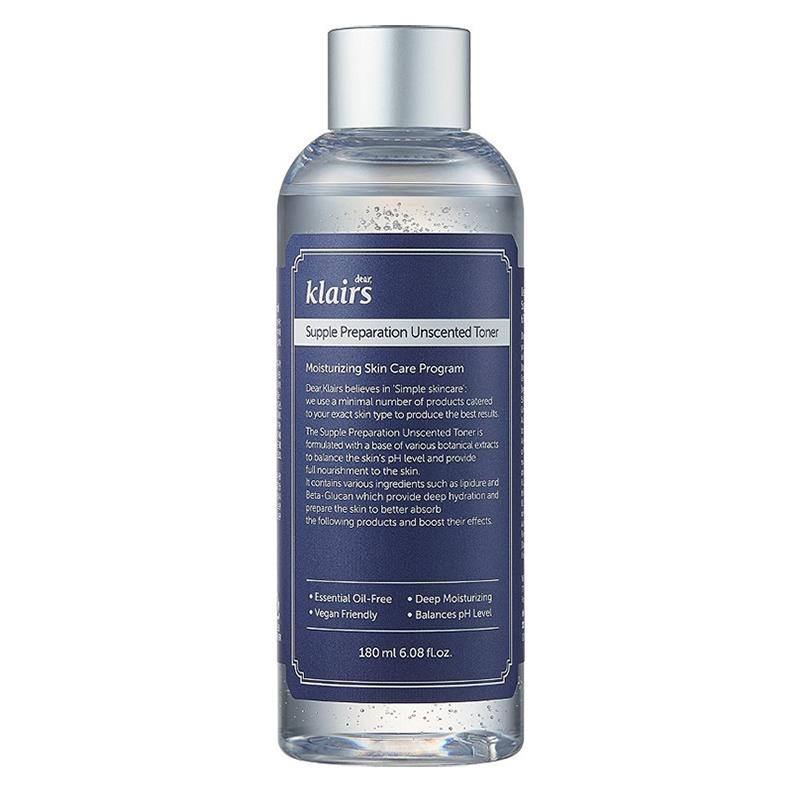 Klairs Supple Preparation Unscented Toner 180ml - Image 1