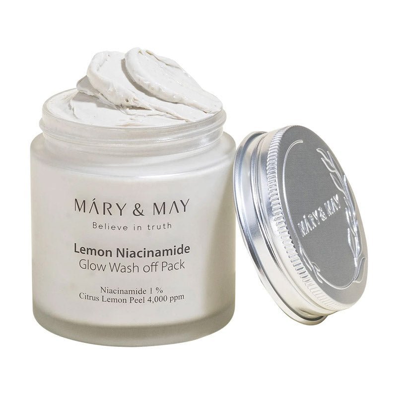 Mary & May Lemon Niacinamide Glow Wash off Pack 125g - Image 1
