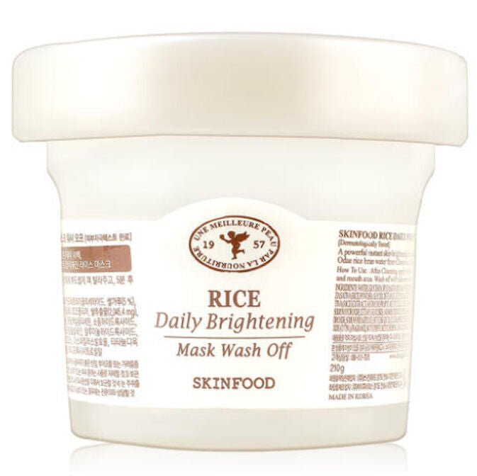 Skinfood Rice Daily Brightening Mask Wash Off 210g - Image 1
