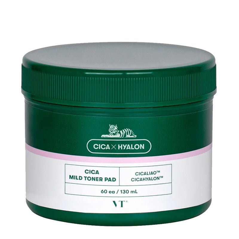 VT Cosmetics Cica Mild Toner Pad 60 pcs - Image 1