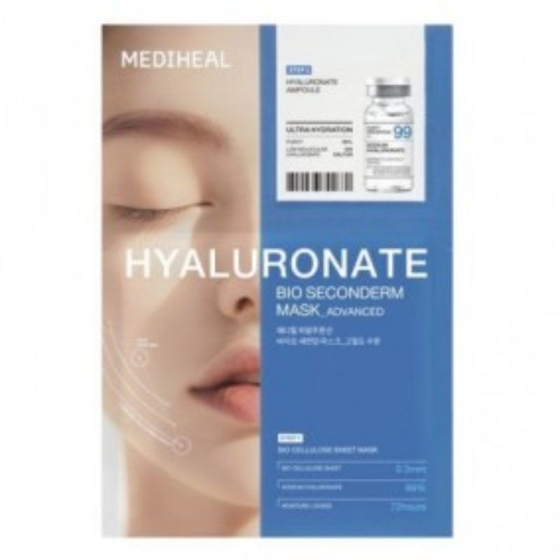 Mediheal Hyaluronate Bio Seconderm Mask (Ampoule 4ml + Mask 23ml) - Image 2