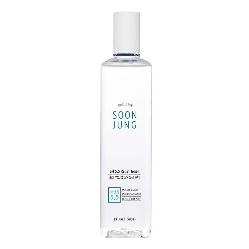 Etude House Soon Jung pH 5.5 Relief Toner 350ml (Jumbo Size)