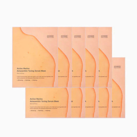 Sungboon Editor Active Marine Astaxanthin Toning Serum Mask 23ml - Image 2