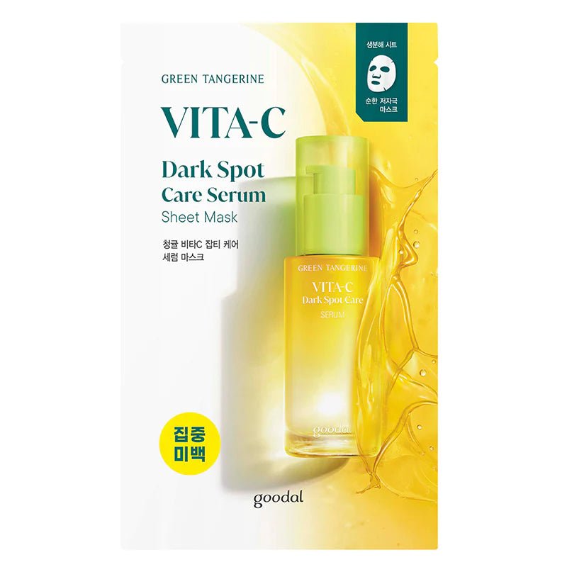 Goodal Green Tangerine Vita C Dark Spot Care Serum Sheet Mask 28g