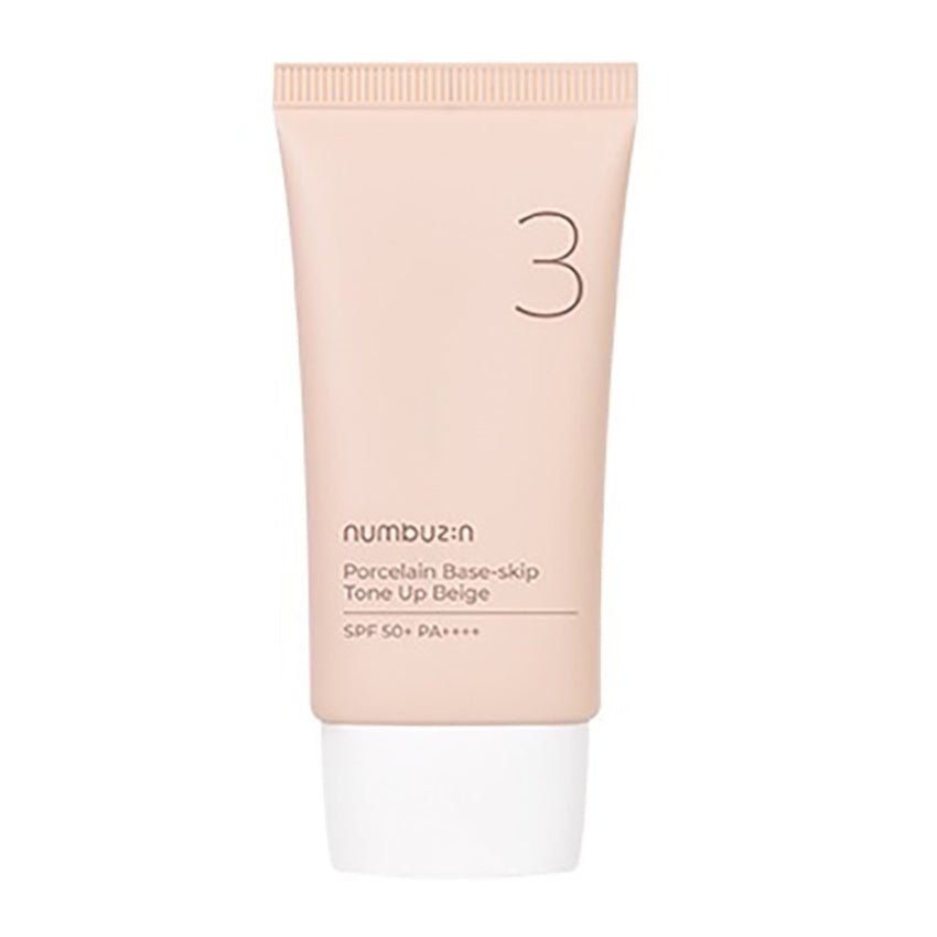 Numbuzin No.3 Porcelain Base Skip Tone Up Beige 50ml