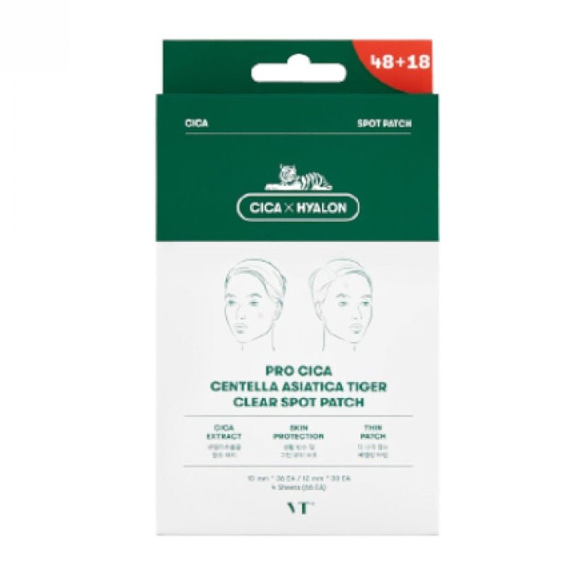 VT Cosmetics Pro Cica Centella Asiatica Tiger Clear Spot Patch Set (10mmx36ea/12mmx30ea)