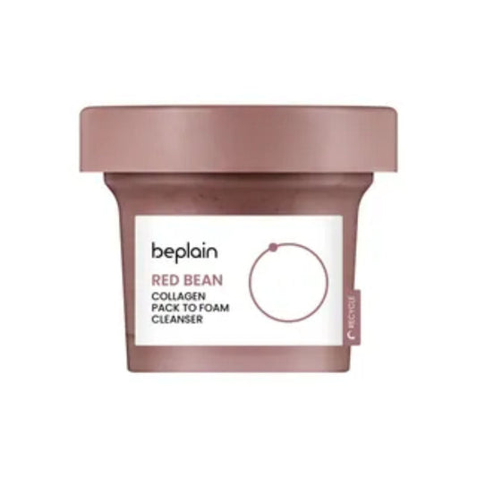 Beplain Red Bean Collagen Pack To Foam Cleanser 100ml - Image 1