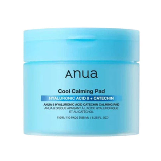 Anua 8 Hyaluronic Acid Catechin Cool Calming Pad (110 Pads)