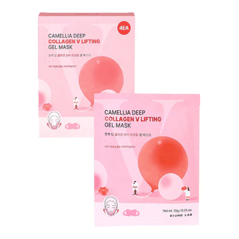 Round Lab Camellia Deep Collagen V Lifting Gel Mask 10g - Image 2