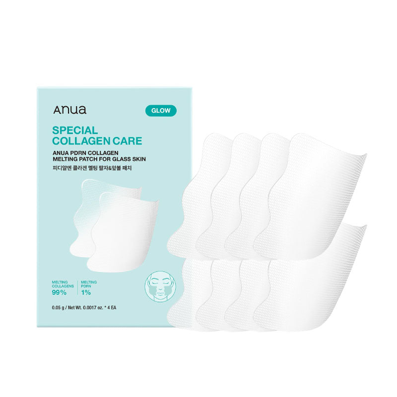 Anua PDRN Collagen Melting Patch For Glass Skin (4 Patches)