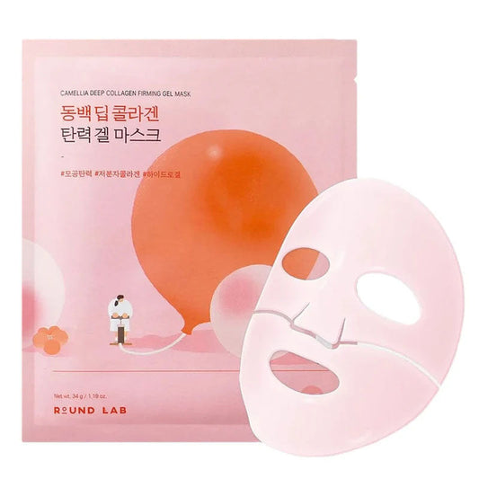 Round Lab Camellia Deep Collagen Firming Gel Mask 34g - Image 1
