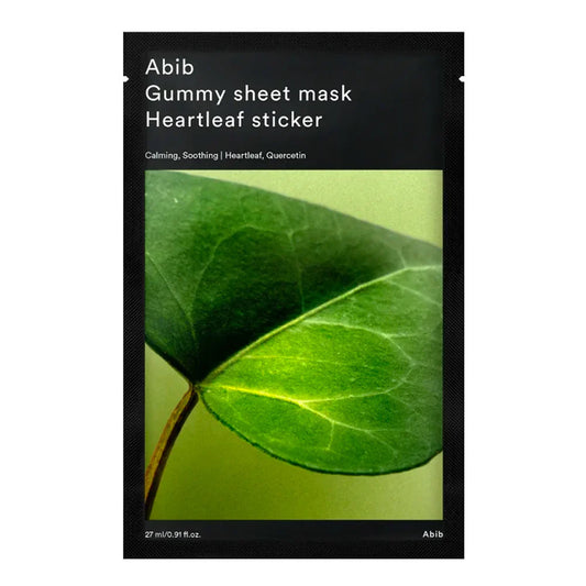 Abib Gummy Sheet Mask - 5 Types [Renewed - Heartleaf Sticker]