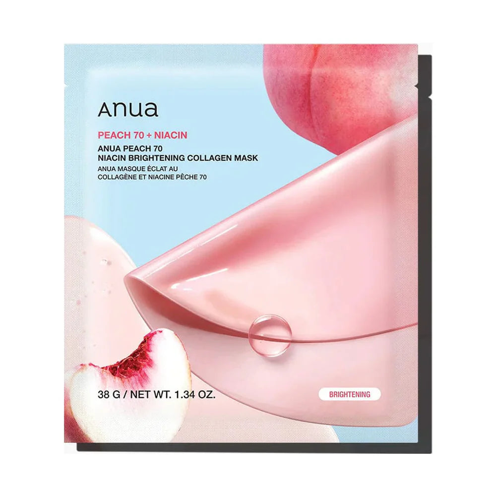 Anua Collagen Mask - 3 Types Peach 70 Niacin Brightening