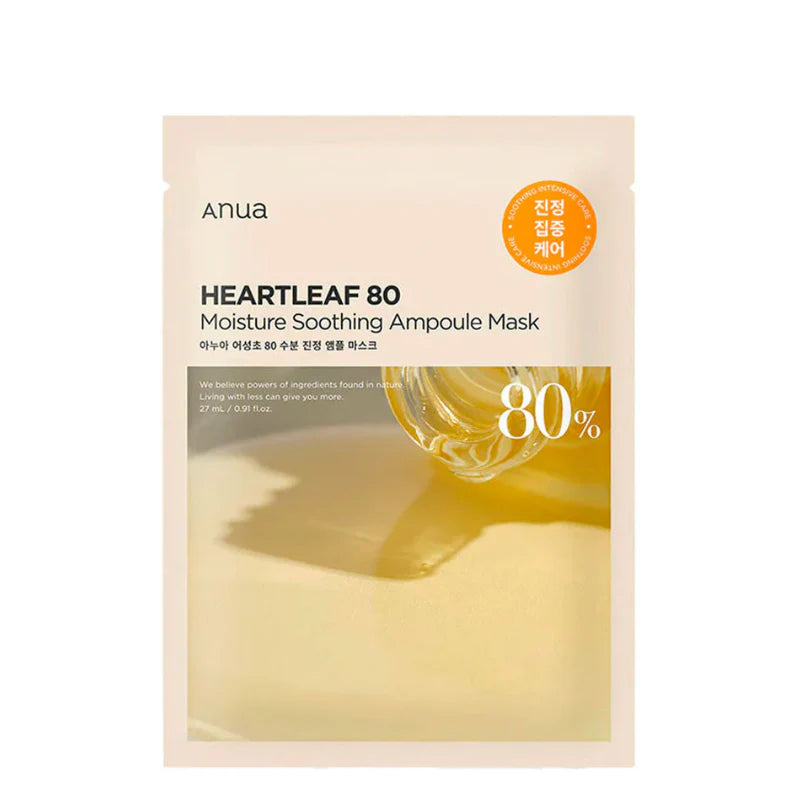 Anua heartleaf 80 moisture soothing ampoule mask 1pc
