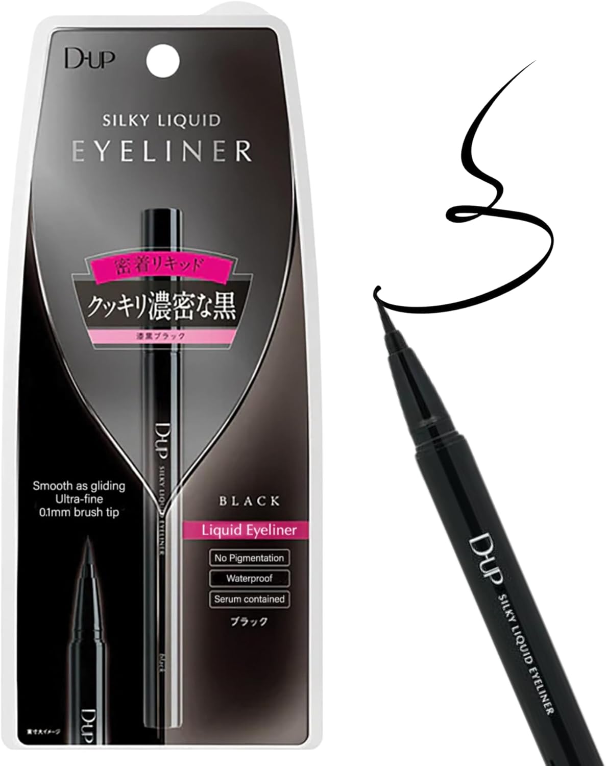 D-up Silky Liquid Eyeliner Waterproof Black