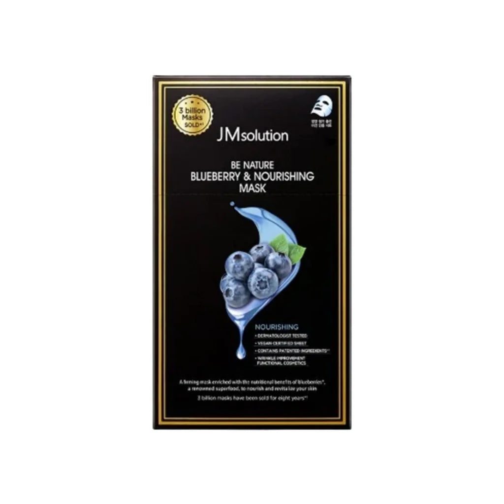 JMsolution Be Nature Mask Set - 6 Types Blueberry & Nourishing 1pc