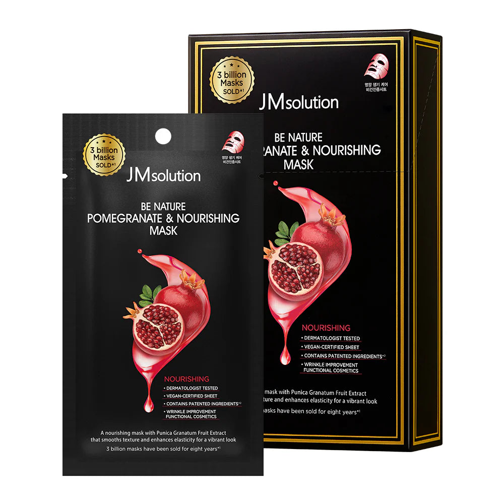 JMsolution Be Nature Mask Set - 6 Types Pomegranate & Nourishing 1pc