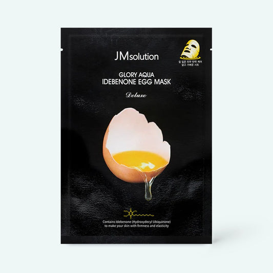 JMsolution glory aqua idebenone egg mask 1pc