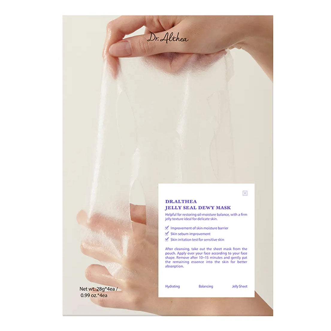 Dr.Althea Jelly Seal Dewy Mask 28g - Image 1