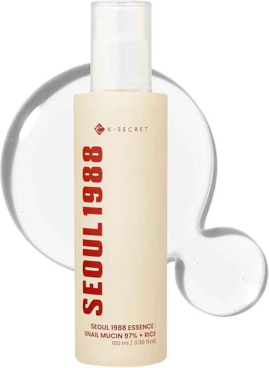 K-secret SEOUL 1988 Essence : Snail Mucin 97% + Rice 100ml
