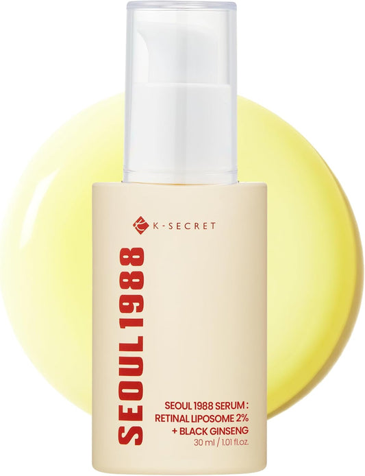 K-secret SEOUL 1988 Serum : Retinal Liposome 2% + Black Ginseng 30ml