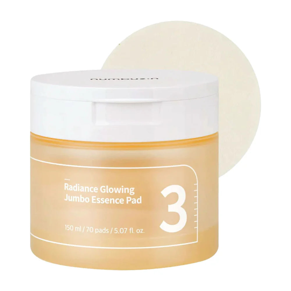 Numbuzin No.3 radiance glowing jumbo essence pad