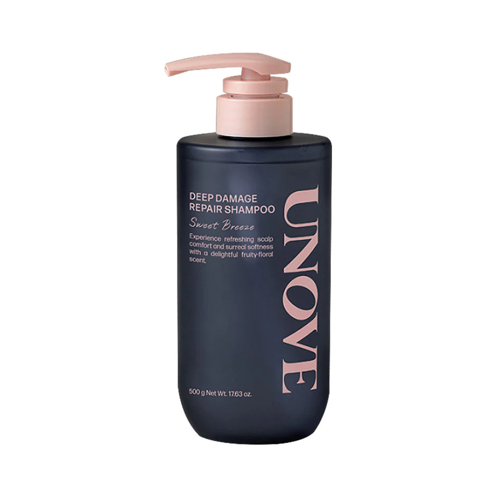 Unove Deep Damage Repair Shampoo (Rosy Aura) 500ml
