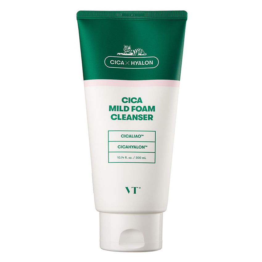 VT Cosmetics Cica Mild Foam Cleanser 300ml - Image 1