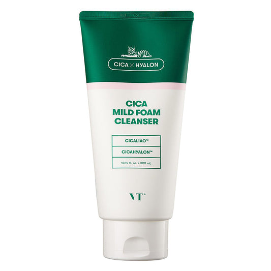 VT Cosmetics Cica Mild Foam Cleanser 300ml - Image 1