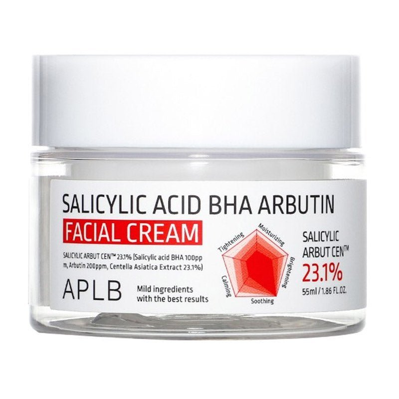 APLB Salicylic Acid BHA Arbutin Facial Cream 55ml - Image 1
