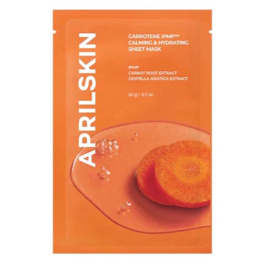 Aprilskin Carrotene IPMP Calming & Hydrating Sheet Mask 20g - Image 1