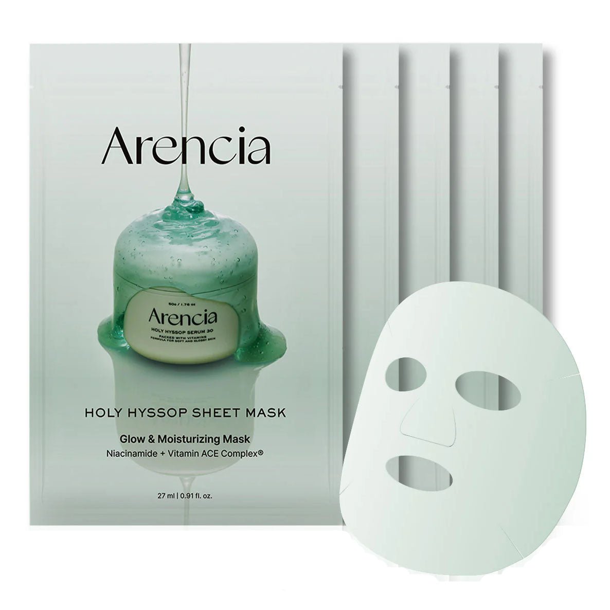 Arencia Holy Hyssop Sheet Mask 27ml - Image 1