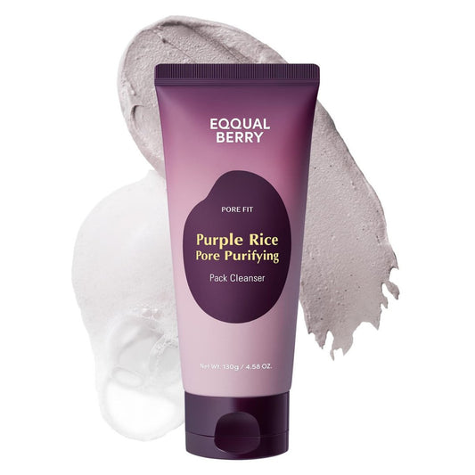 Eqqualberry Purple Rice Pore Purifying Pack Cleanser 130g - Image 1