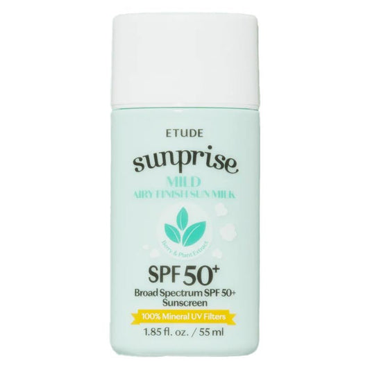Etude House Sunprise Mild Airy Finish Sun Milk 55ml - Image 1