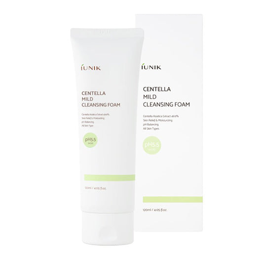 iUNIK Centella Mild Cleansing Foam 120ml - Image 1