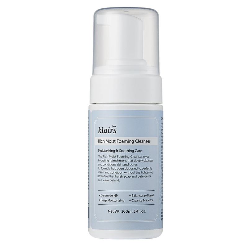 Klairs Rich Moist Foaming Cleanser 100ml - Image 1