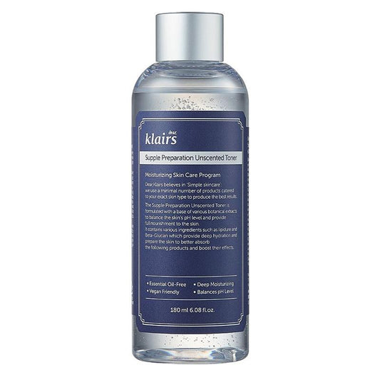 Klairs Supple Preparation Unscented Toner 180ml - Image 1