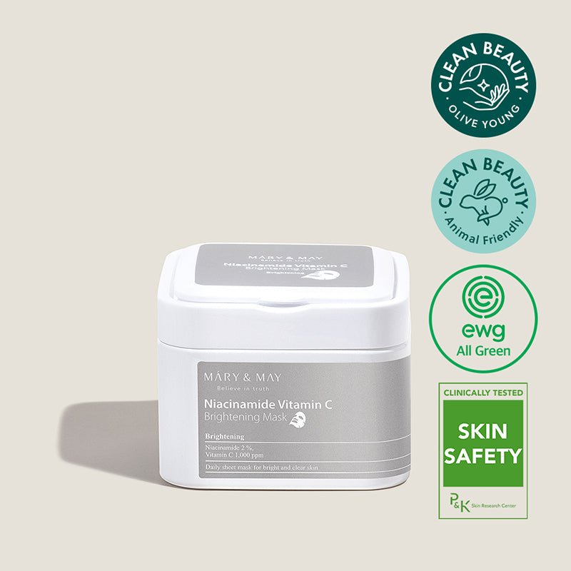 Mary & May Niacinamide Vitamin C Brightening Mask (30pcs) - Image 1